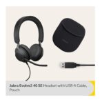 Jabra Evolve2 40 SE Wired Stereo Noise-Cancelling Headset
