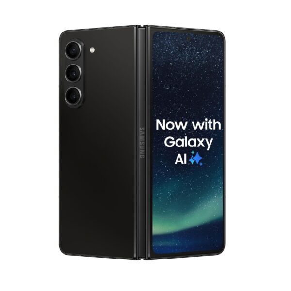Samsung Galaxy Z Fold 5 5G, Dual SIM, 12GB RAM, 512GB – Phantom Black