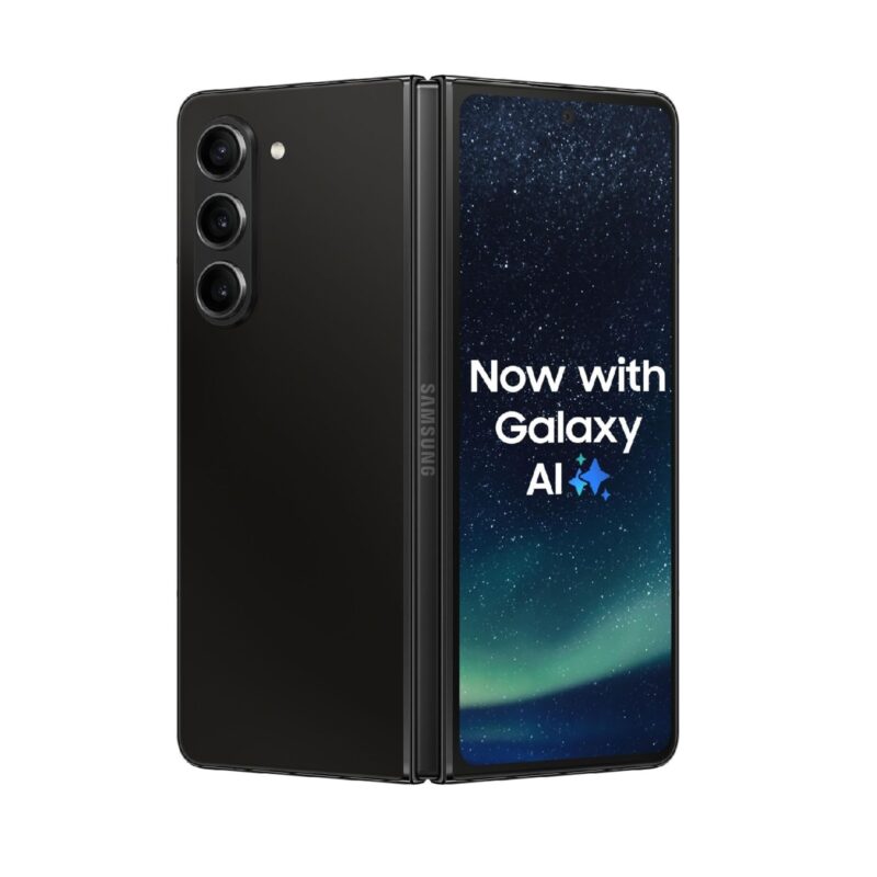 Samsung Galaxy Z Fold 5 5G, Dual SIM, 12GB RAM, 512GB – Phantom Black