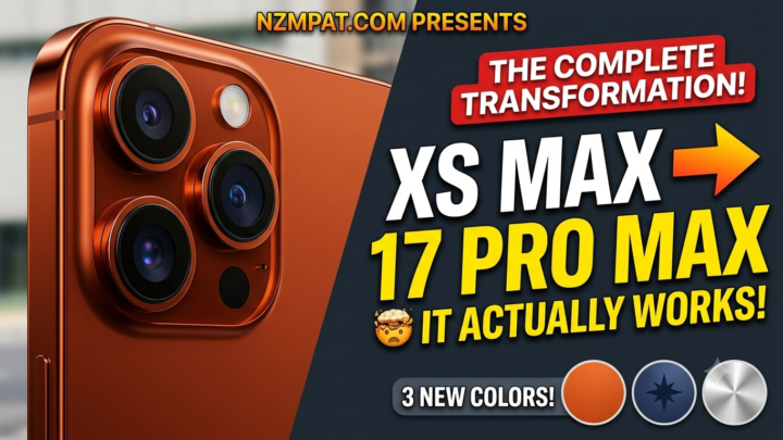 iPhone XS Max Transformed into an iPhone 17 Pro Max: The Ultimate Aesthetic Conversion
