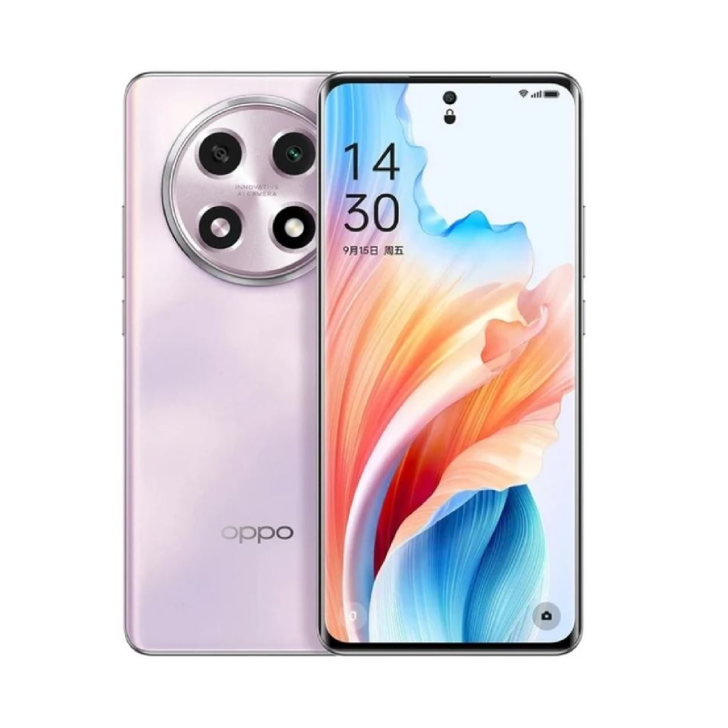 OPPO A2 Pro 5G – 8GB RAM | 256GB 3 OPPO A2 Pro 5G Purple front and back